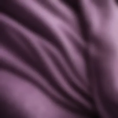 Close-up of the fabric and stitching of Purple Vans Hoodie