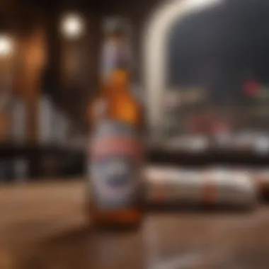 Vintage Rainier Beer merchandise display
