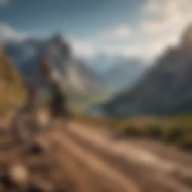 Nature's Arena: Roxy's Training Grounds Stunning landscape view of a mountain backdrop where Roxy Colbee often trains