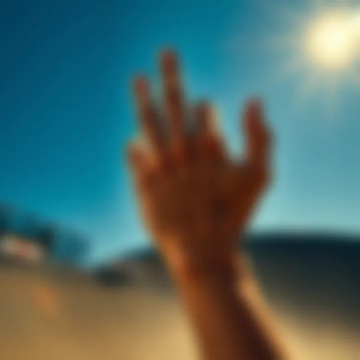 The Screaming Hand Symbol Illustration of the iconic screaming hand motif
