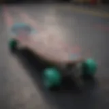 An array of skateboards showcasing unique designs and colors
