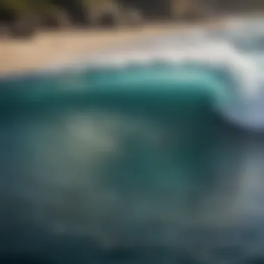 Aerial view of a hidden surf gem