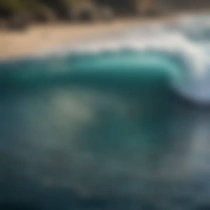 Aerial view of a hidden surf gem