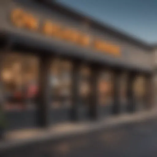 A vibrant storefront at Tanger Outlet Gatlinburg showcasing a variety of products.