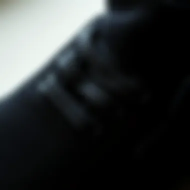 Close-up of black suede texture Close-up of the subtle texture of black suede material