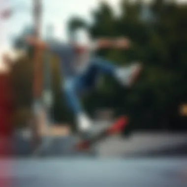 A skateboarder showcasing tricks while wearing Vans