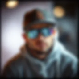 Stylish dad hat for extreme sports