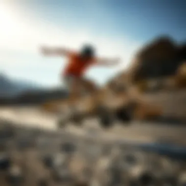 Diverse terrains suitable for foldable longboard performance