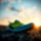 Innovative Reef Shoe Design Innovative design of reef shoes showcasing durability and flexibility