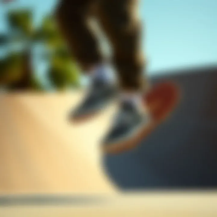 Chris Joslin in Action with Etnies Marana Chris Joslin performing a trick while wearing Etnies Marana shoes.