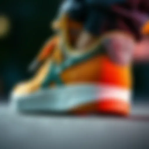 Unique Design Features of Etnies Marana Close-up of Etnies Marana shoe showcasing its unique design features.