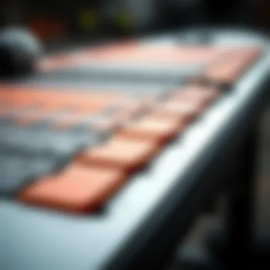 Close-up of the materials used in FCS Pad construction