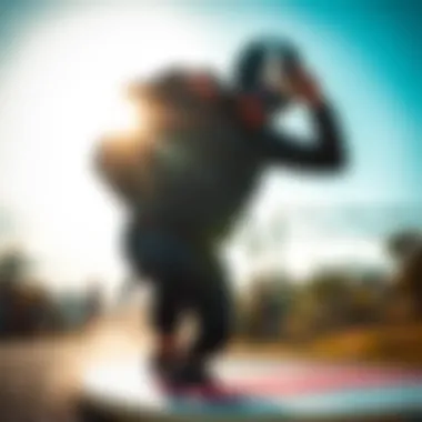 Athlete using the FCS Pad for enhanced safety