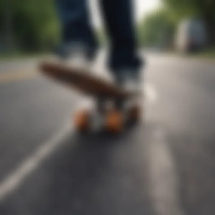 A social media feed filled with skateboard videos and images, highlighting community engagement