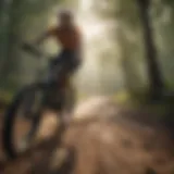 Dynamic biking scene showcasing the thrill of the sport