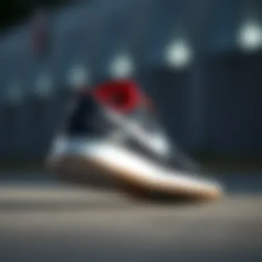 Profile View of Nike SB Bruin React Sleek profile view of Nike SB Bruin React showcasing its design