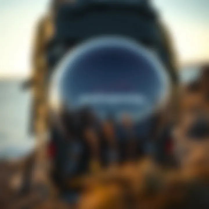 An eco-friendly representation of the Patagonia 26L's environmental impact