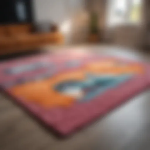 Vibrant Ripndip rug showcasing unique design elements