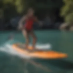 Motorized fins enhancing paddle board performance
