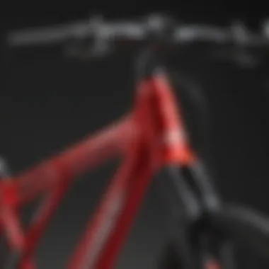 Close-up view of the Pinarello Dogma frame highlighting its aerodynamic design