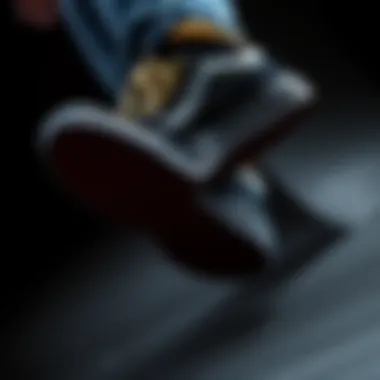 Vans Old Skool Deboss OTW in action during extreme sports activities