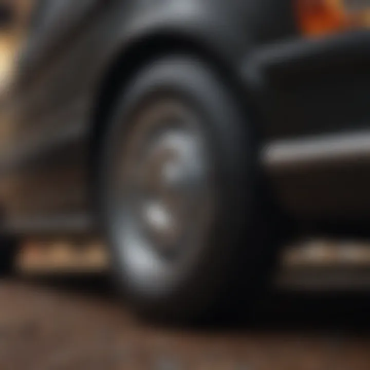 Close-up view highlighting the durable material used in Vans Asher Black Leather.