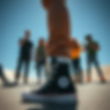 The Community of Extreme Sports and Converse Hi Top Boots Group of extreme sports athletes wearing Converse hi top boots