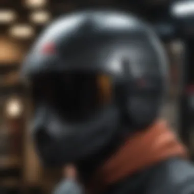 Safety Features of Triple Eight Helmet Close-up of safety features in the Triple Eight helmet