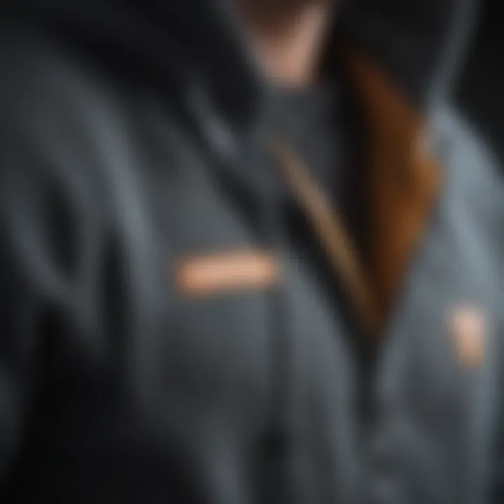 Close-up of the fabric and texture of the Friends hoodie, highlighting comfort.