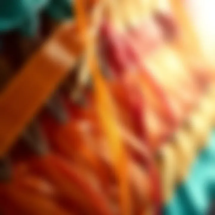 Natural Fiber Kites A close-up of natural fiber kites showcasing texture and color variations