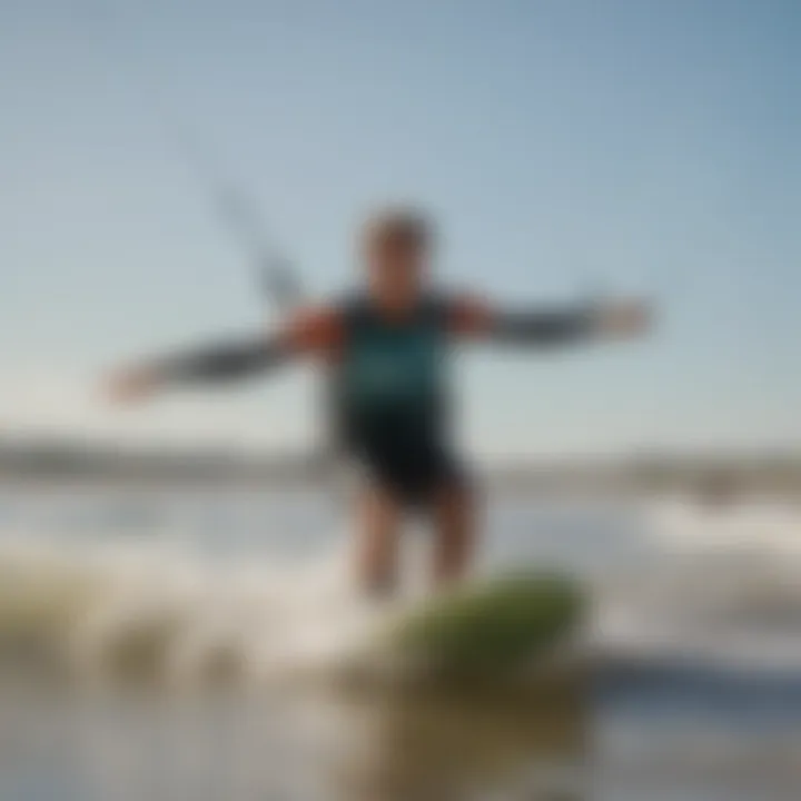 A group of kite surfers enjoying a sunny day at the beach, demonstrating community spirit