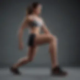 Runner performing a single-leg squat to enhance knee stability