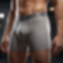 Luxurious fabric texture showcasing premium boxer briefs