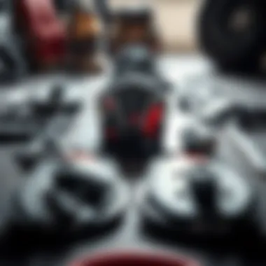 Essential Kneeboarding Gear Close-up of essential kneeboarding gear laid out for use