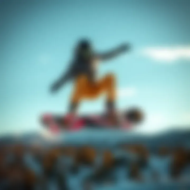 Mid-Air Trick: Elevating Your Skills A detailed view of a rider performing a trick mid-air