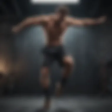 Exemplifying Mastery in Bodyweight Exercises A person demonstrating an advanced calisthenics move showcasing strength and control.
