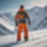 High-performance snow pants in action on a snowy slope