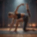 Dynamic yoga pose enhancing balance and focus.