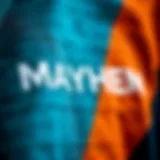 A close-up of Mayhem Surf Clothing's signature fabric