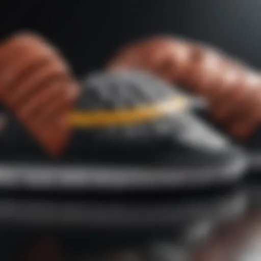 Close-up of Nike padded slide showcasing innovative cushioning technology
