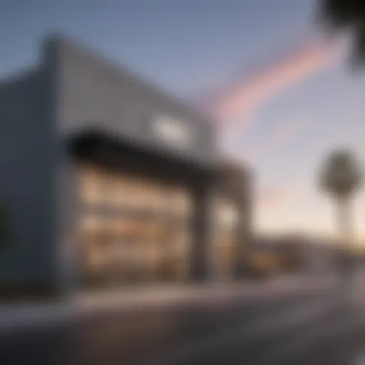 Exterior view of Nike Camarillo Outlet showcasing modern architecture