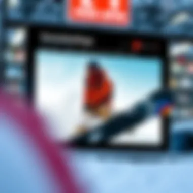 User-friendly online shopping interface for snowboard gear