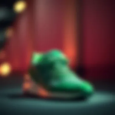 Sleek Design and Silhouette of the 997H Green Side profile of New Balance 997H Green highlighting its sleek design