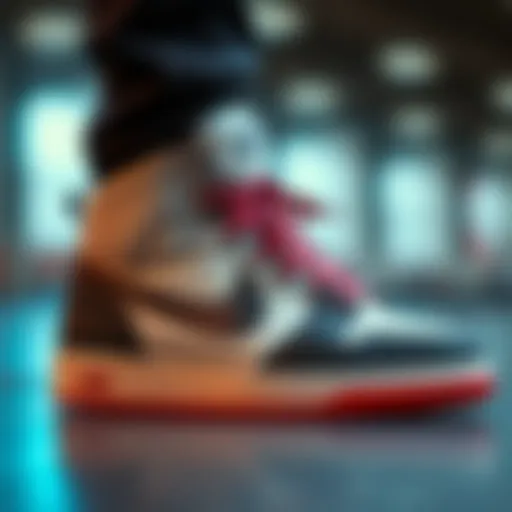 Sleek profile view of Nike Blaze Mid 77 Vintage showcasing its retro design