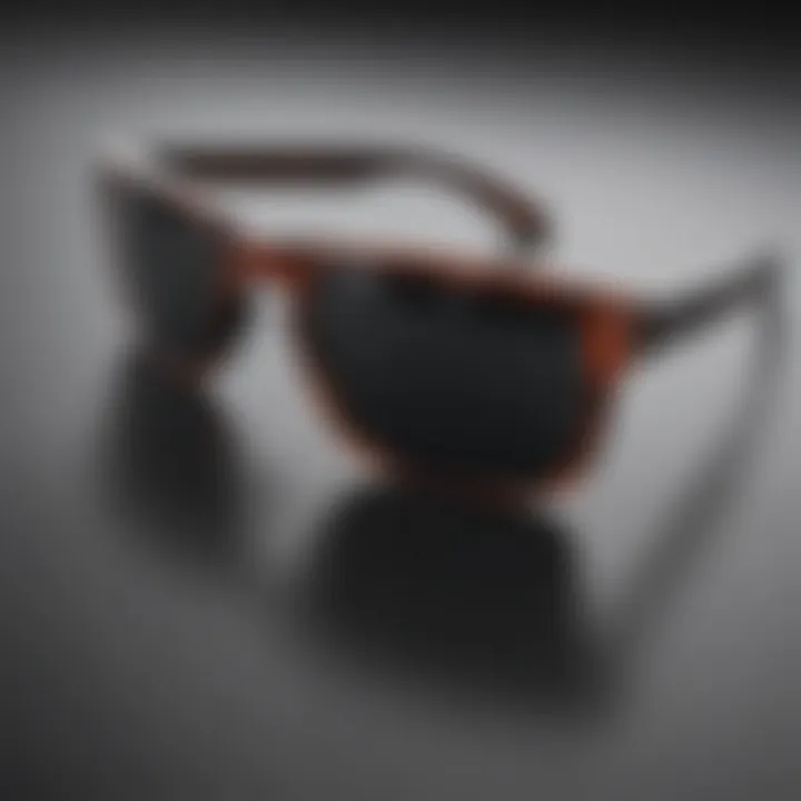 Side profile of the Oakley Holbrook sunglasses showcasing its design and frame