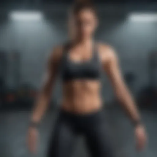 A dynamic full-body workout session showcasing a variety of exercises.