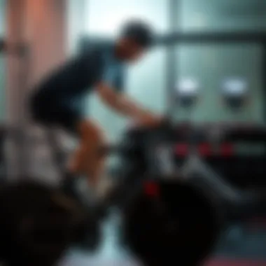 Endurance Training Techniques for Cyclists Cyclist engaged in endurance training on a stationary bike