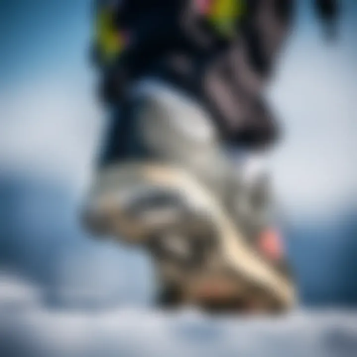 Close-up of the performance features of the Osiris D3S shoe