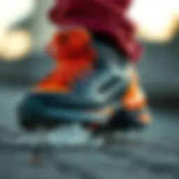 Stylish design of the Osiris D3S shoe showcasing its unique aesthetics