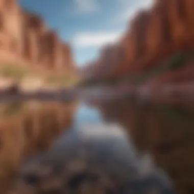 Breathtaking view of Red Rock Canyon showcasing dramatic rock formations